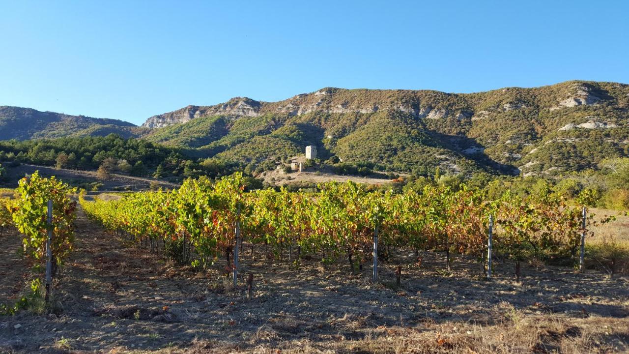 Gites Du Chateau D'Alencon Le Pegue Luaran gambar